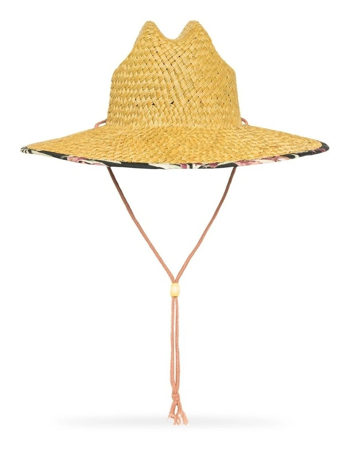 Pina To My Colada Printed Straw Hat image 1