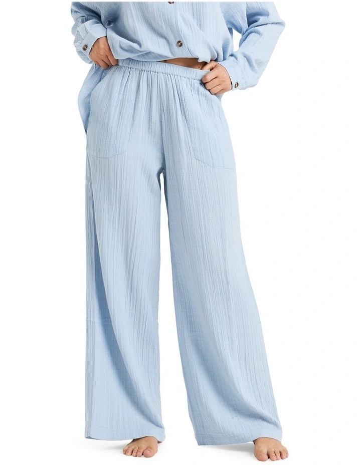What A Vibe Track Pants in Blue image 1