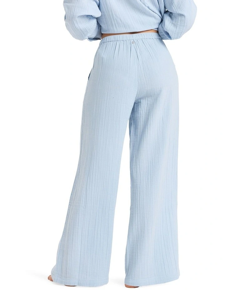 What A Vibe Track Pants in Blue image 2