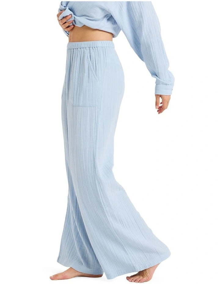 What A Vibe Track Pants in Blue image 3