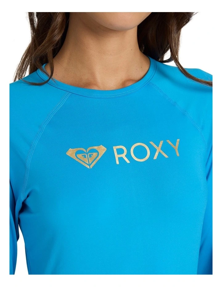 Long Sleeve Onesie Rash Vest in Blue image 4