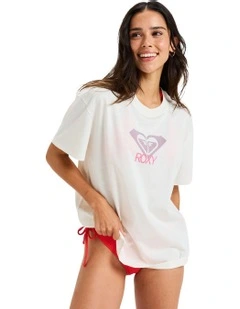 Ocean Road Art T-shirt in Egret