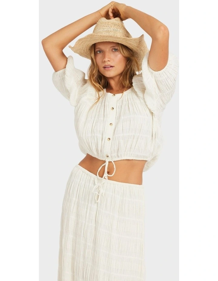 Marina Blouse in White image 1