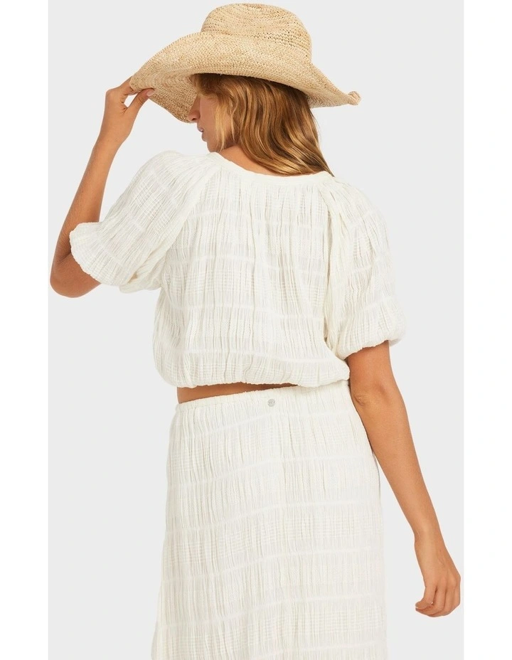 Marina Blouse in White image 2