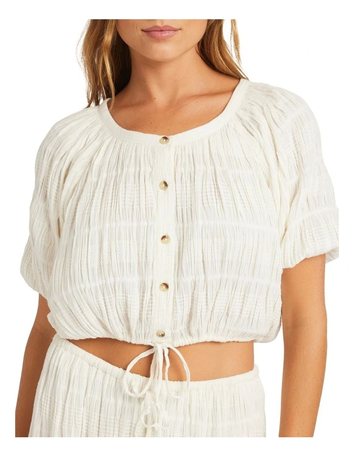 Marina Blouse in White image 4