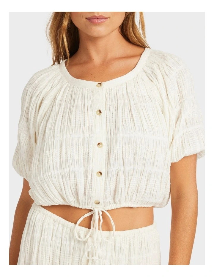 Marina Blouse in White image 4