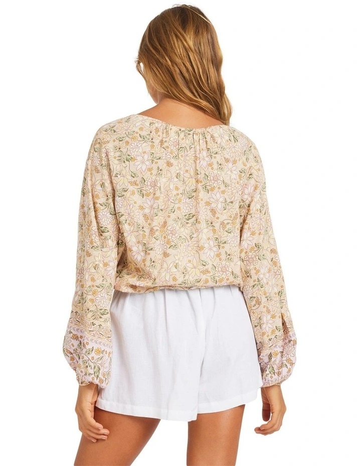 Garland Blouse in Stone image 2