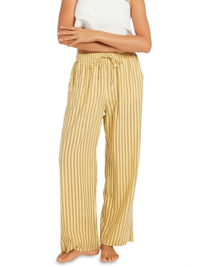 Mercado Stripe Pants in White image 1