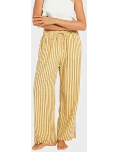 Mercado Stripe Pants in White