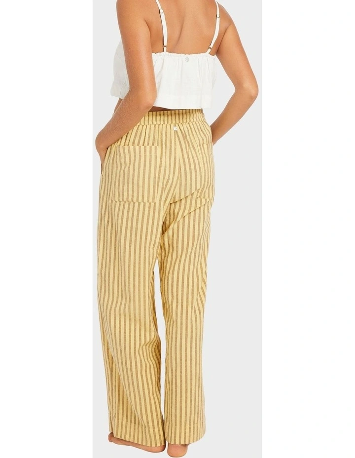 Mercado Stripe Pants in White image 2