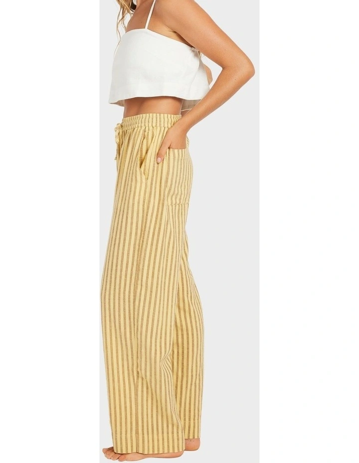 Mercado Stripe Pants in White image 3
