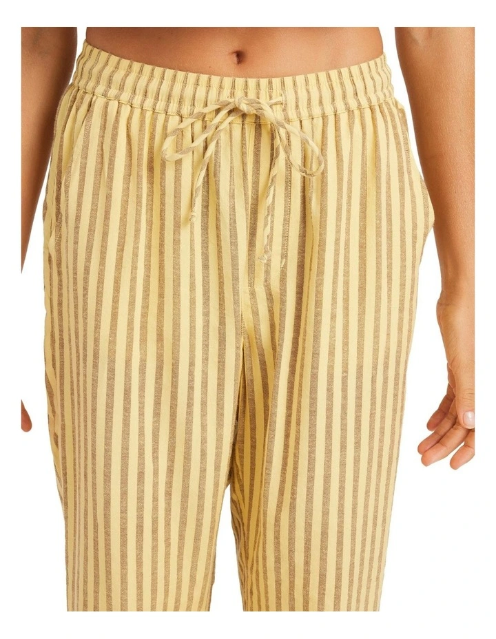 Mercado Stripe Pants in White image 4