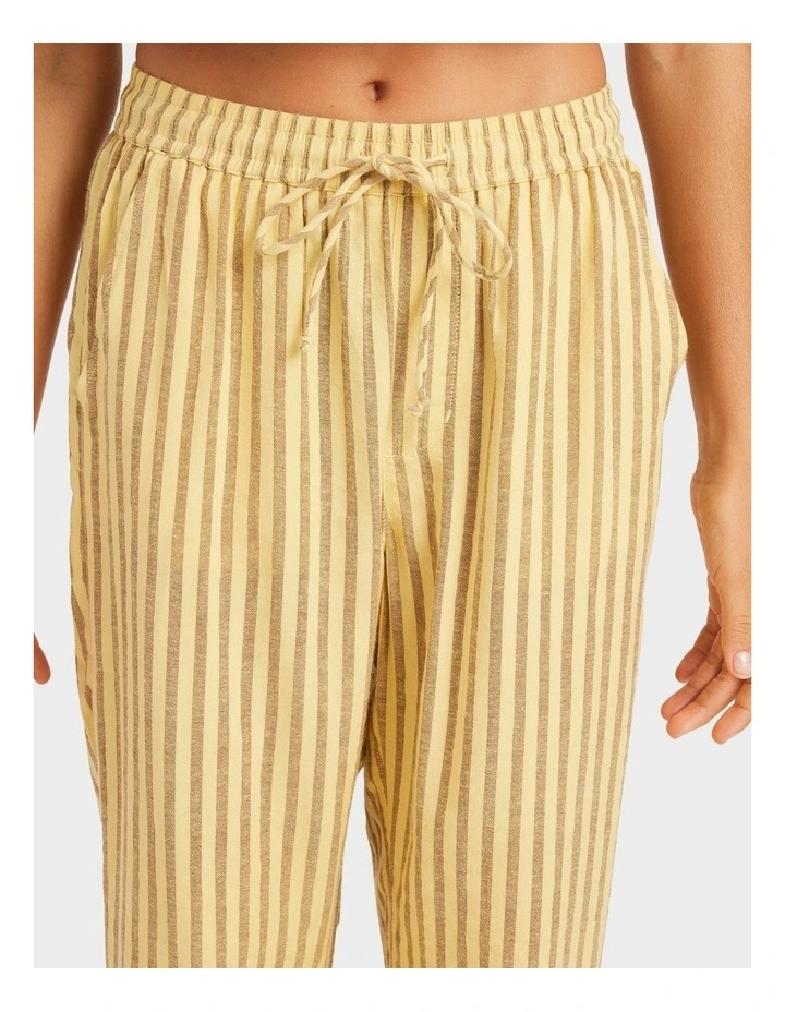 Mercado Stripe Pants in White image 4