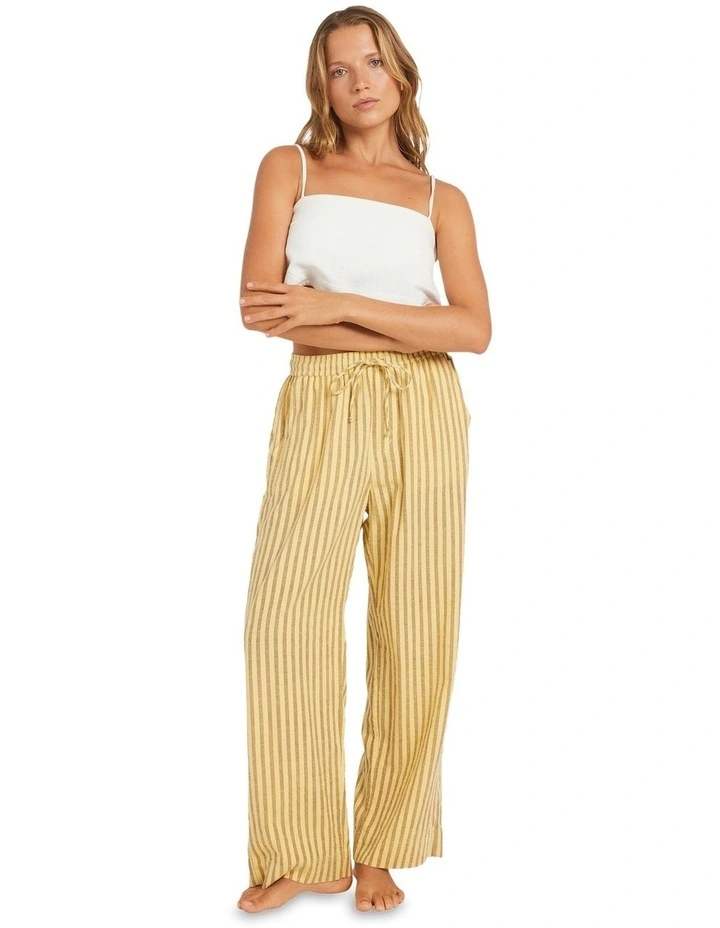 Mercado Stripe Pants in White image 5