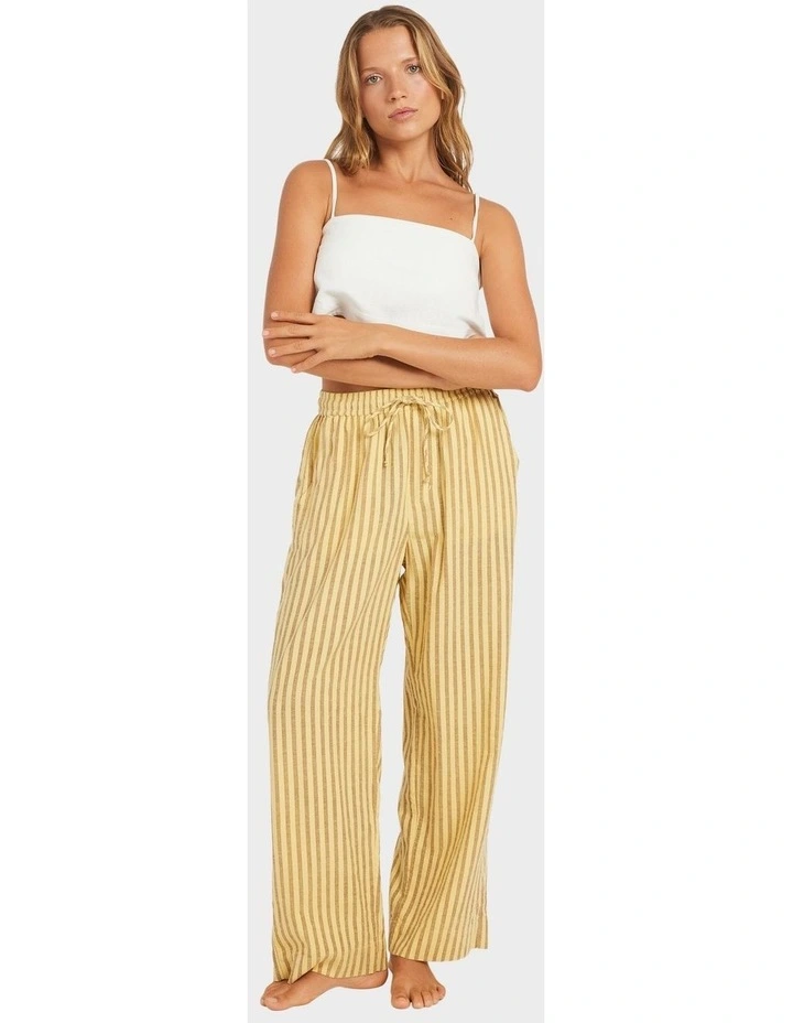 Mercado Stripe Pants in White image 5