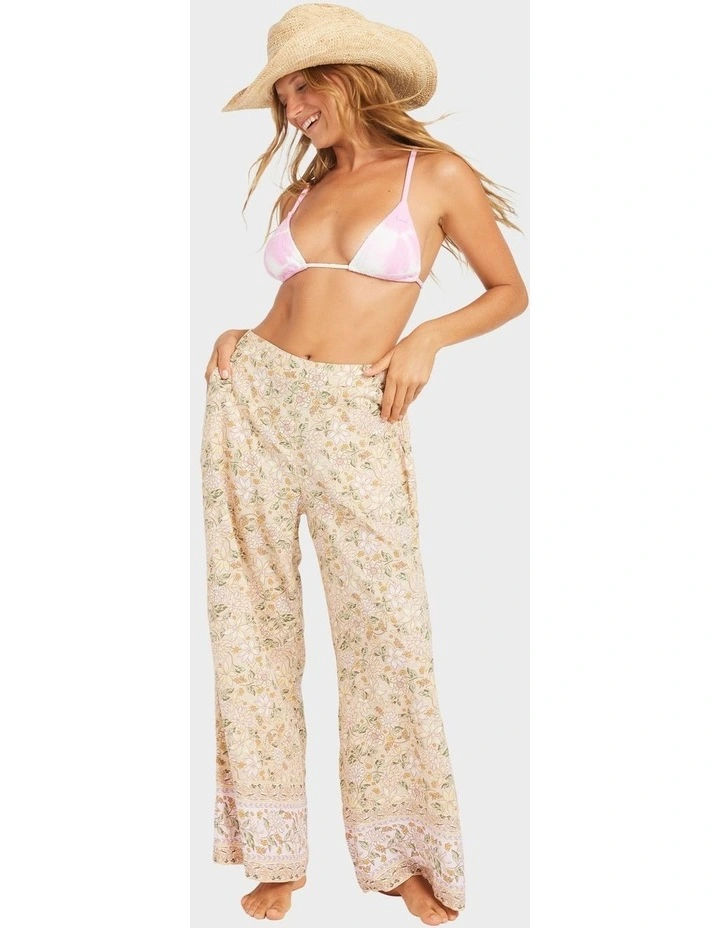 Garland Wide Leg Pants in Stone image 5