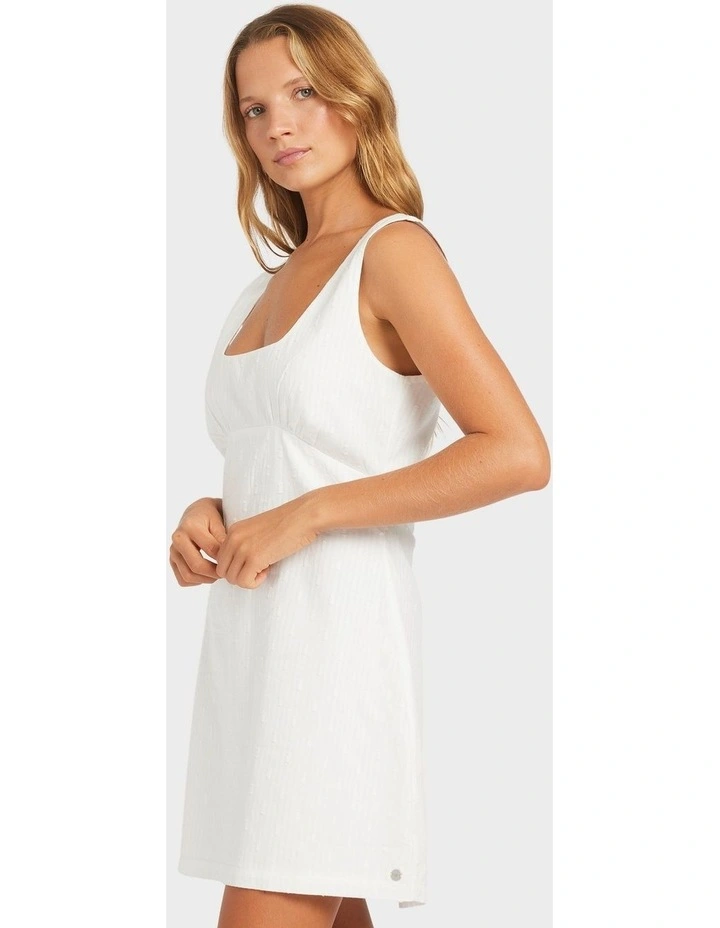 Haven Mini Dress in White image 3