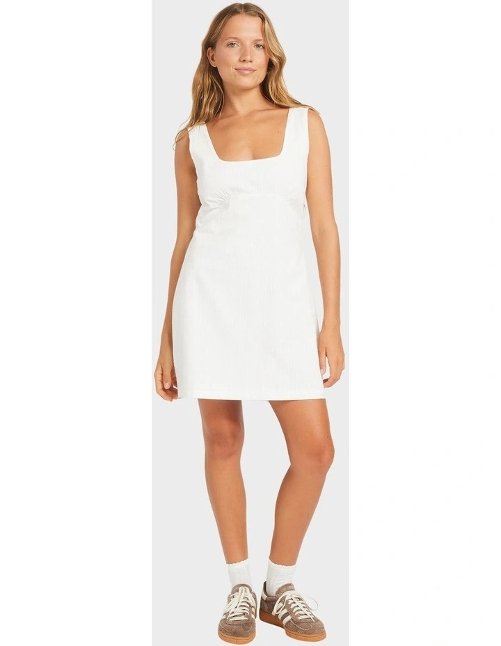 Haven Mini Dress in White image 5