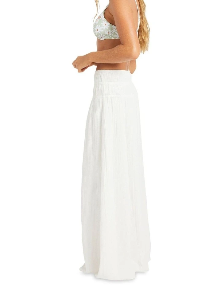 Luna Maxi Skirt in White image 3