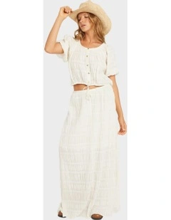 Marina Maxi Skirt in White