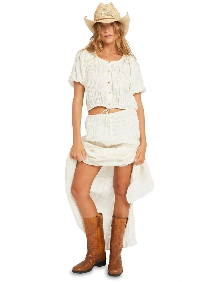 Marina Maxi Skirt in White image 5