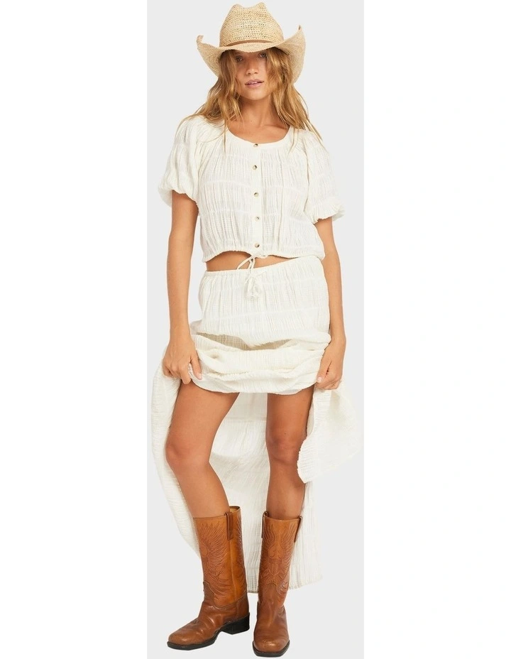 Marina Maxi Skirt in White image 5