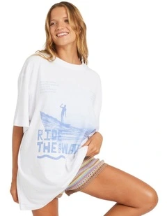 Ride The Wave T-Shirt in White