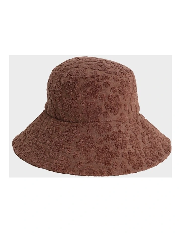 Blossom Bucket Hat in Tan image 2