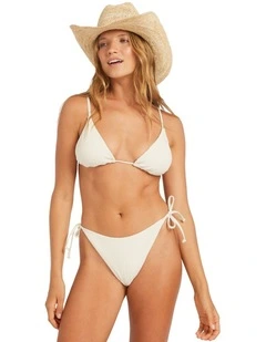 Aruba Mini Tiki Bikini Top in Beige