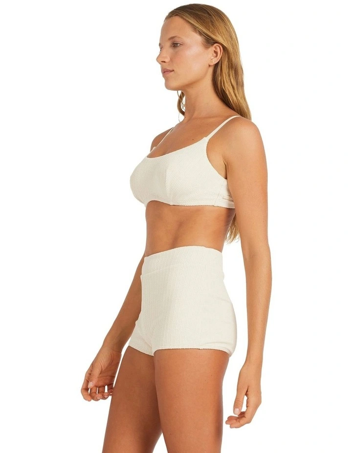 Aruba D Cup Bralette Bikini Top in Beige image 3