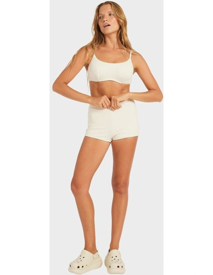 Aruba D Cup Bralette Bikini Top in Beige image 5