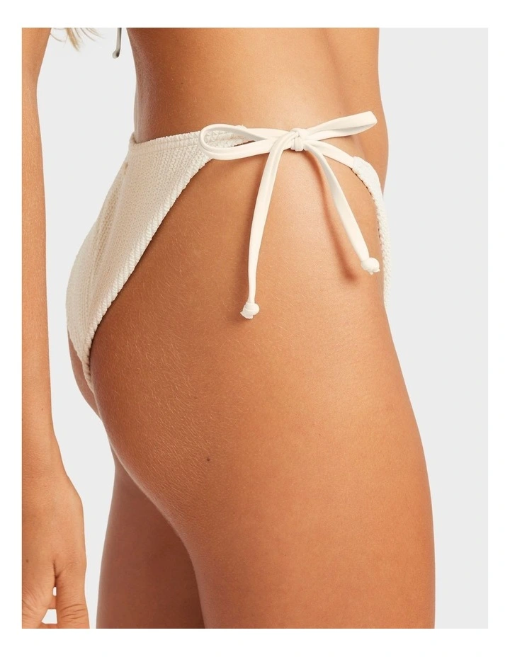 Aruba Cheeky Tie Side Bikini Bottom in Beige image 4