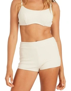 Aruba Shorty Bikini Bottom in Beige