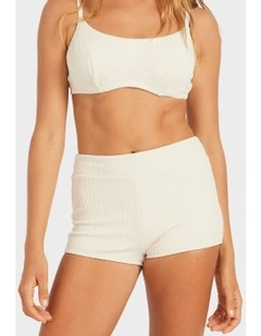 Aruba Shorty Bikini Bottom in Beige