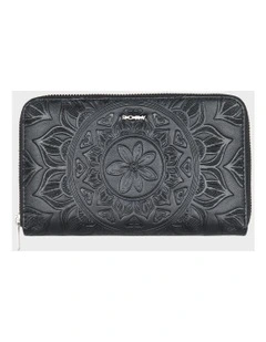 Back In Brookly Leather Wallet in Black