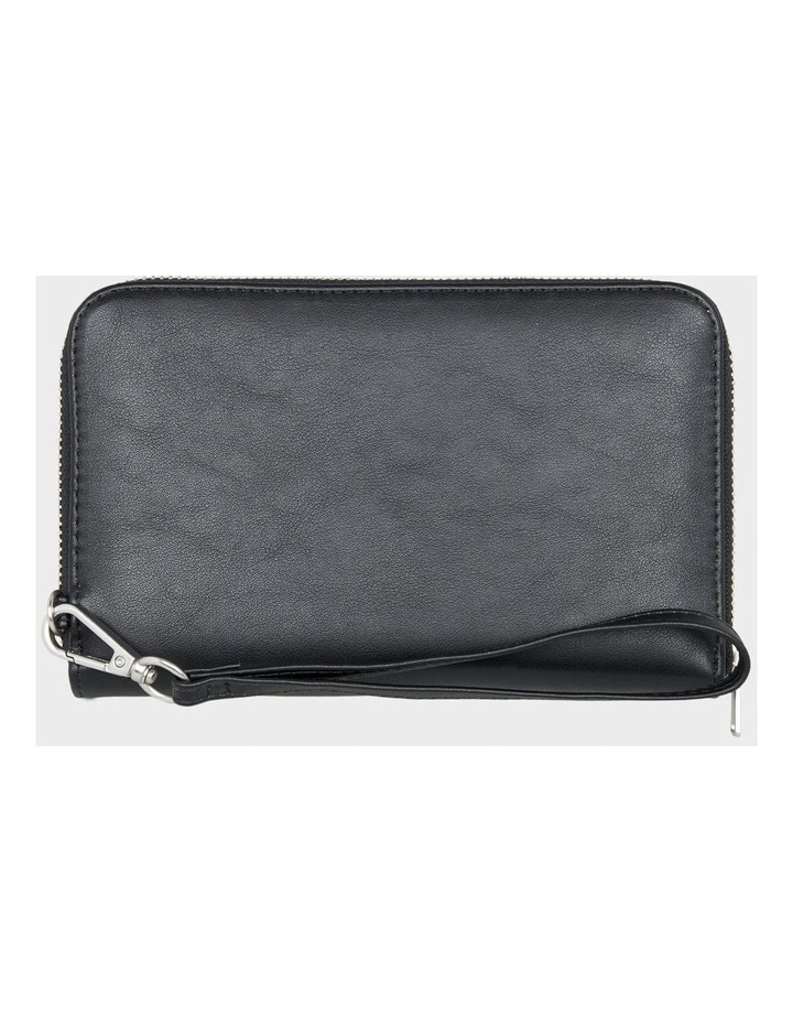 Back In Brookly Leather Wallet in Black image 2