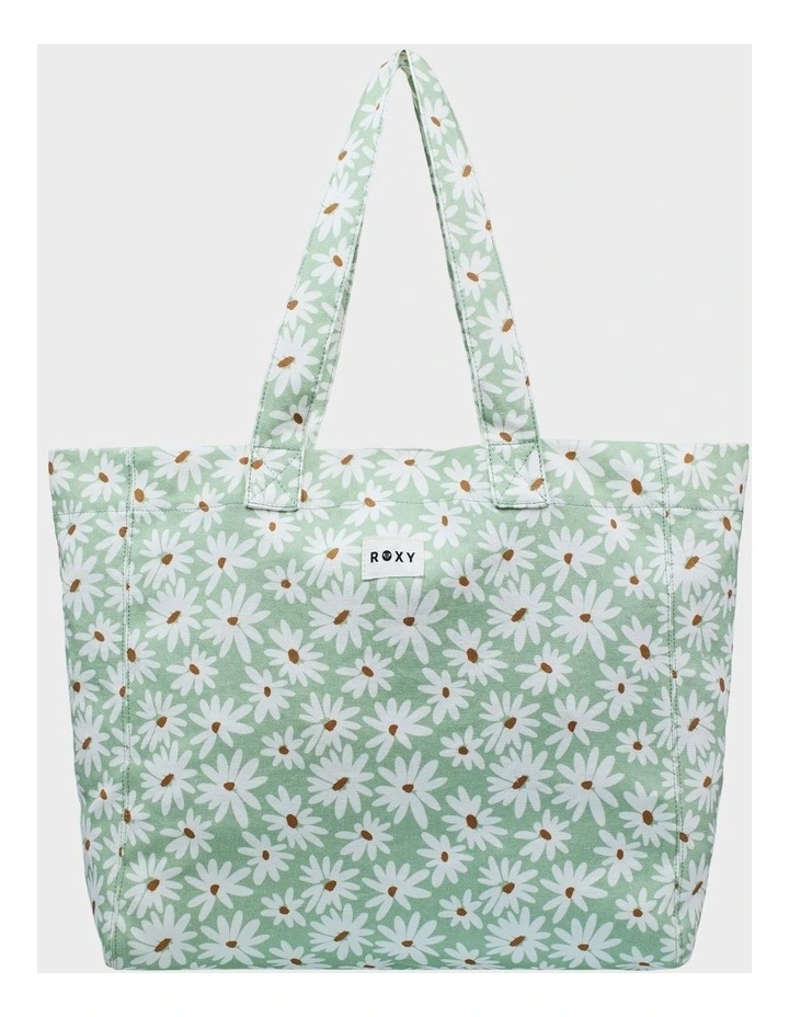 Anti Bad Vibes Tote Bag in Green image 1