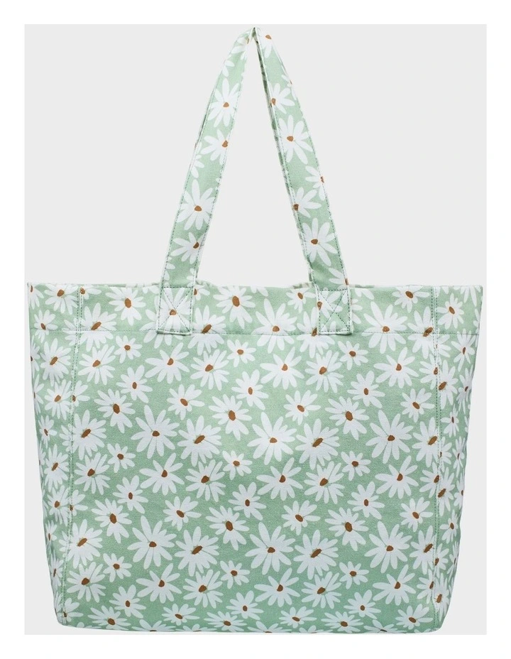 Anti Bad Vibes Tote Bag in Green image 2