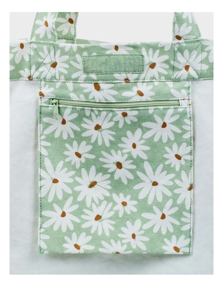 Anti Bad Vibes Tote Bag in Green image 5