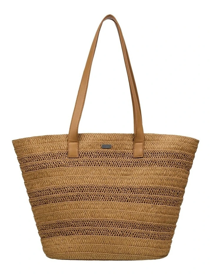 Straw Addiction Tote Bag in Natural image 1