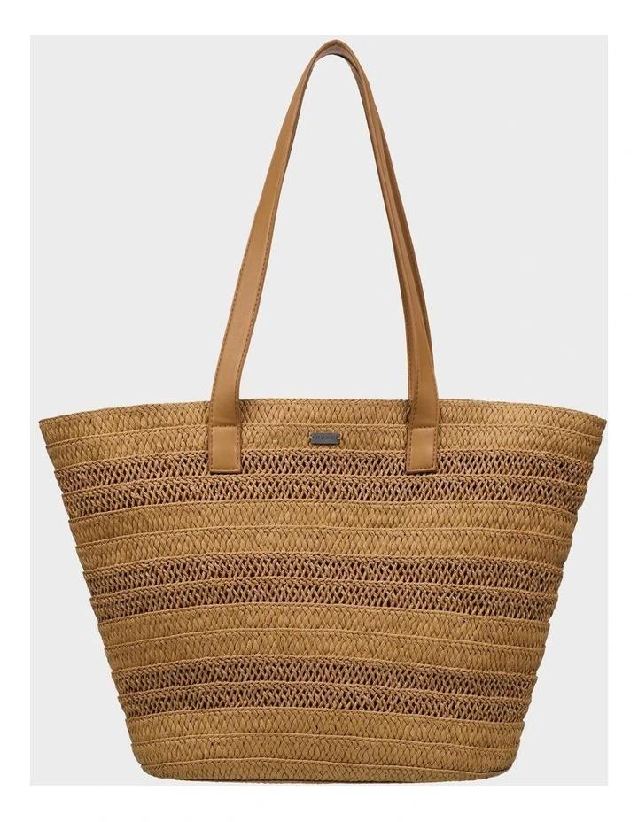 Straw Addiction Tote Bag in Natural image 1