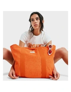 Beachy Soul Tote Bag in Orange