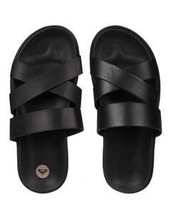 Zaho Slides in Black