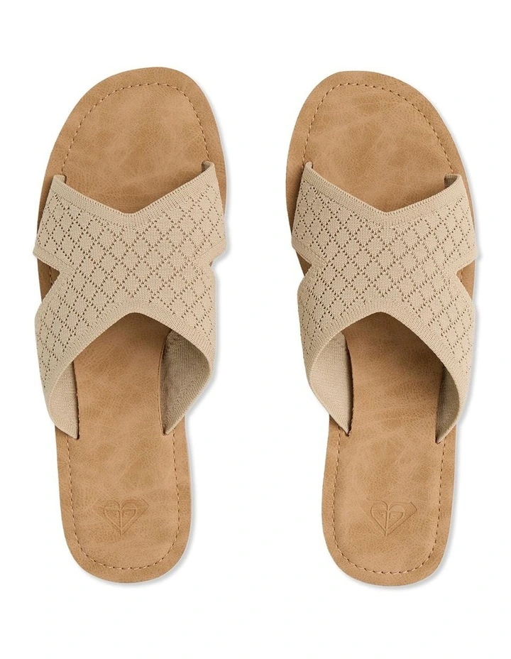 Andreya Crochet Slides In Natural image 3