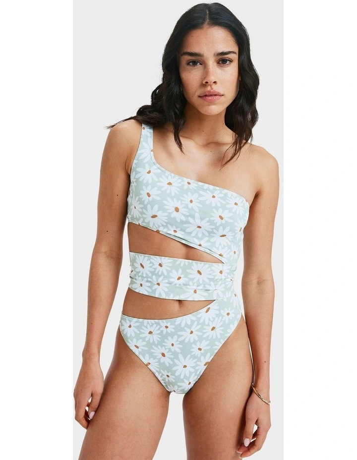 Dream Floral On One Piece in Green image 1