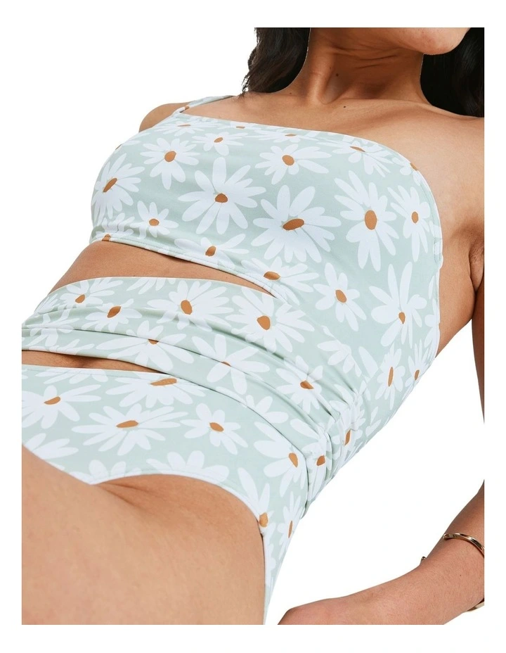 Dream Floral On One Piece in Green image 4