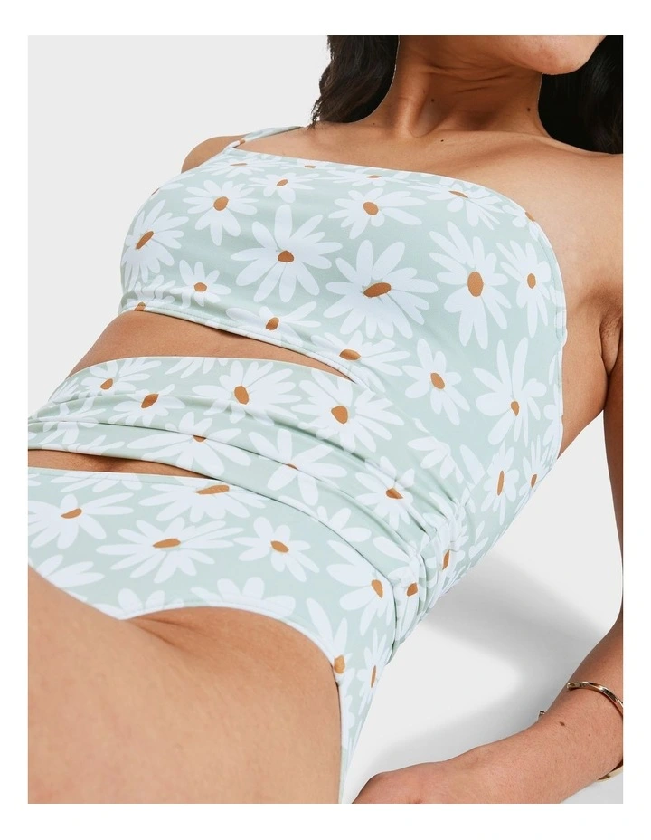 Dream Floral On One Piece in Green image 4