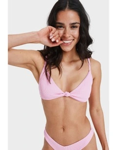Love Bikini Top in Pink