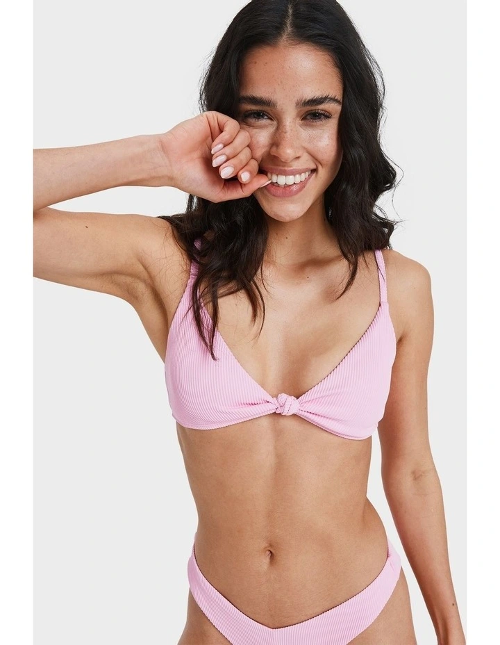 Love Bikini Top in Pink image 1