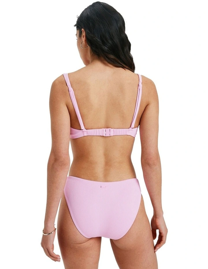 Love Bikini Top in Pink image 2